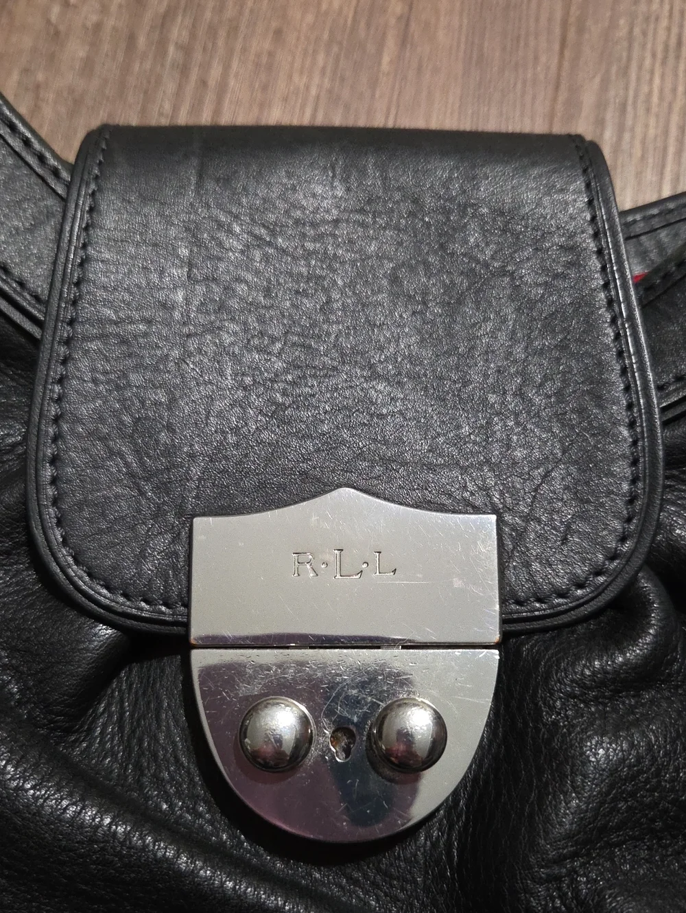 Y2K Lauren Ralph Lauren Leather Shoulder Bag